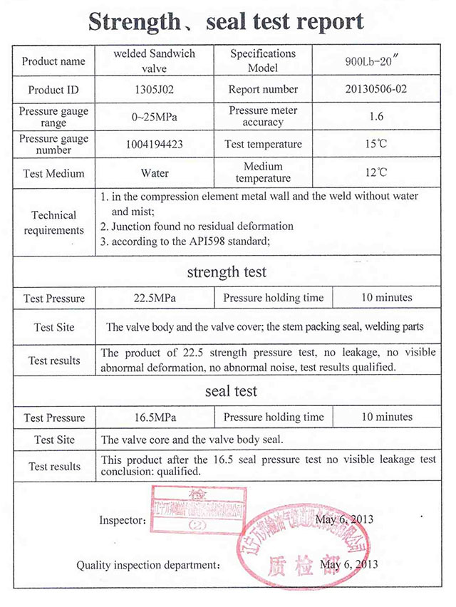 Pipeline Valves rest report